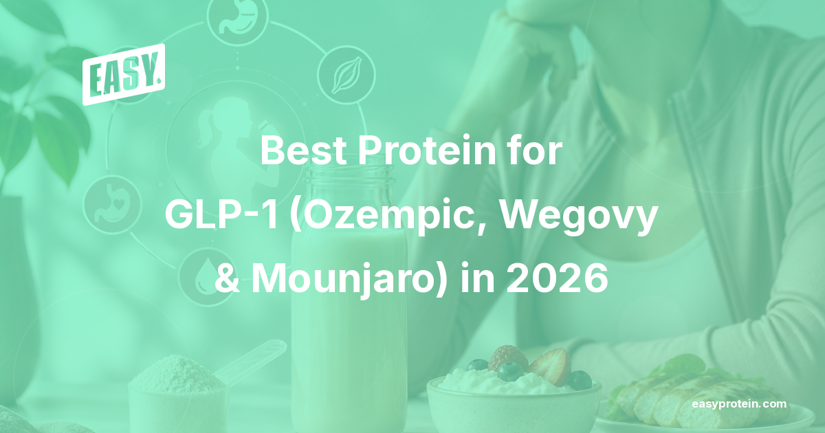 Best Protein for GLP-1 (Ozempic, Wegovy & Mounjaro) in 2026