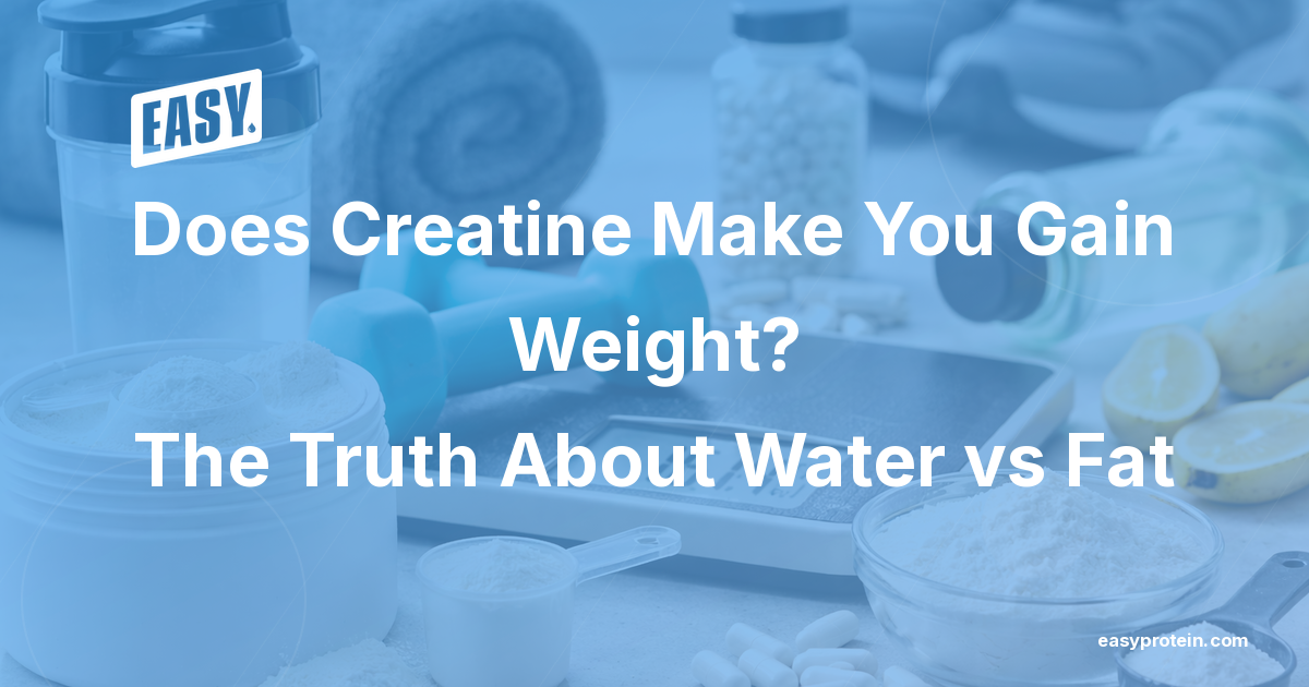 Does Creatine Make You Gain Weight? The Truth About Water vs Fat