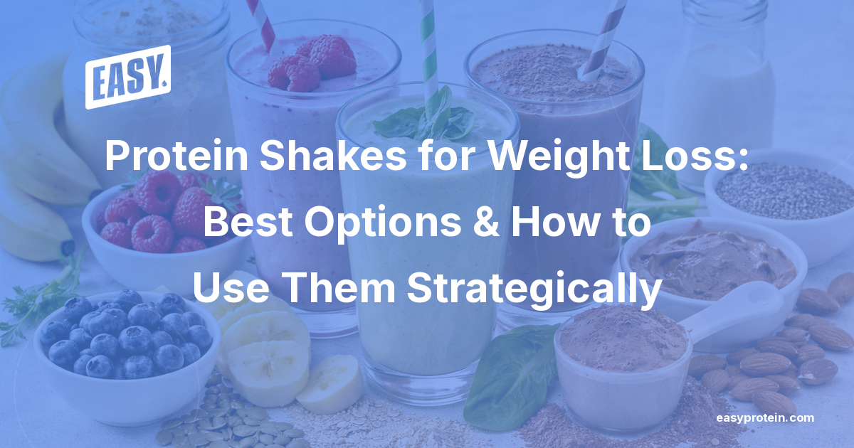 Protein Shakes for Weight Loss: Best Options & How to Use Them Strategically