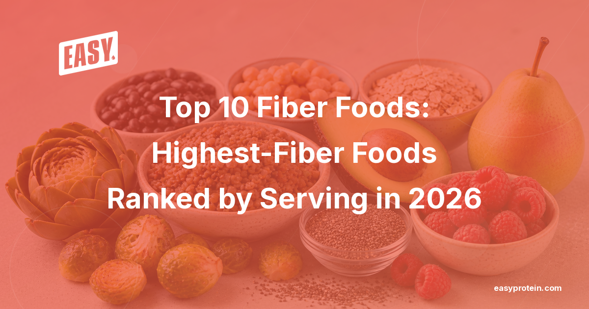 Top 10 Fiber Foods: Highest-Fiber Foods Ranked by Serving in 2026