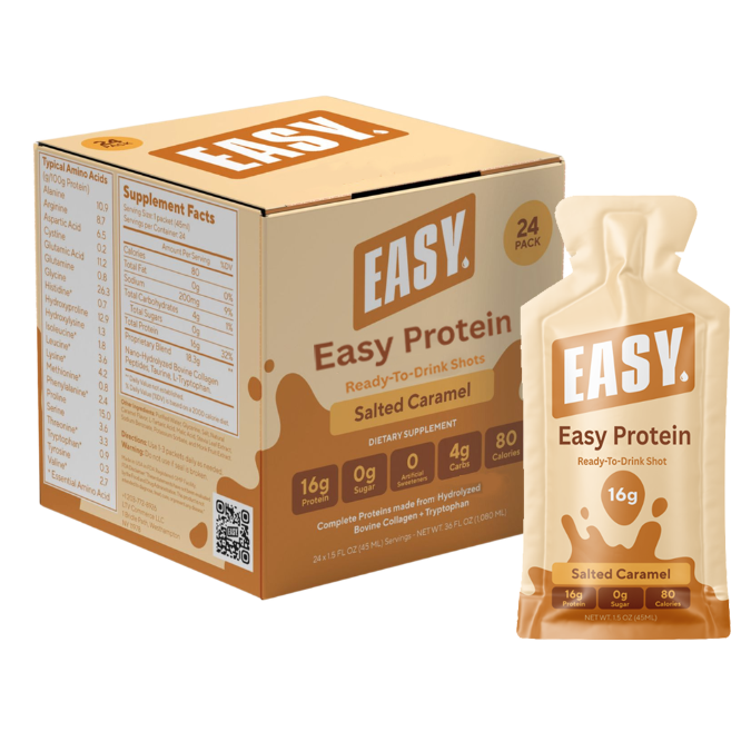 Easy Protein® - Liquid Collagen Protein Shots - Salted Caramel